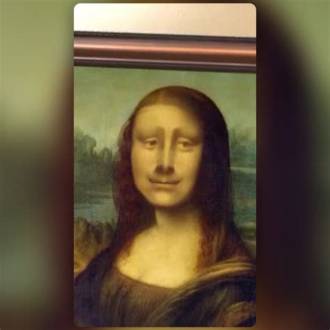 mona lisa snapchat